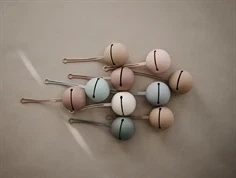 Mushie cloudy mauve sutteboks silikone